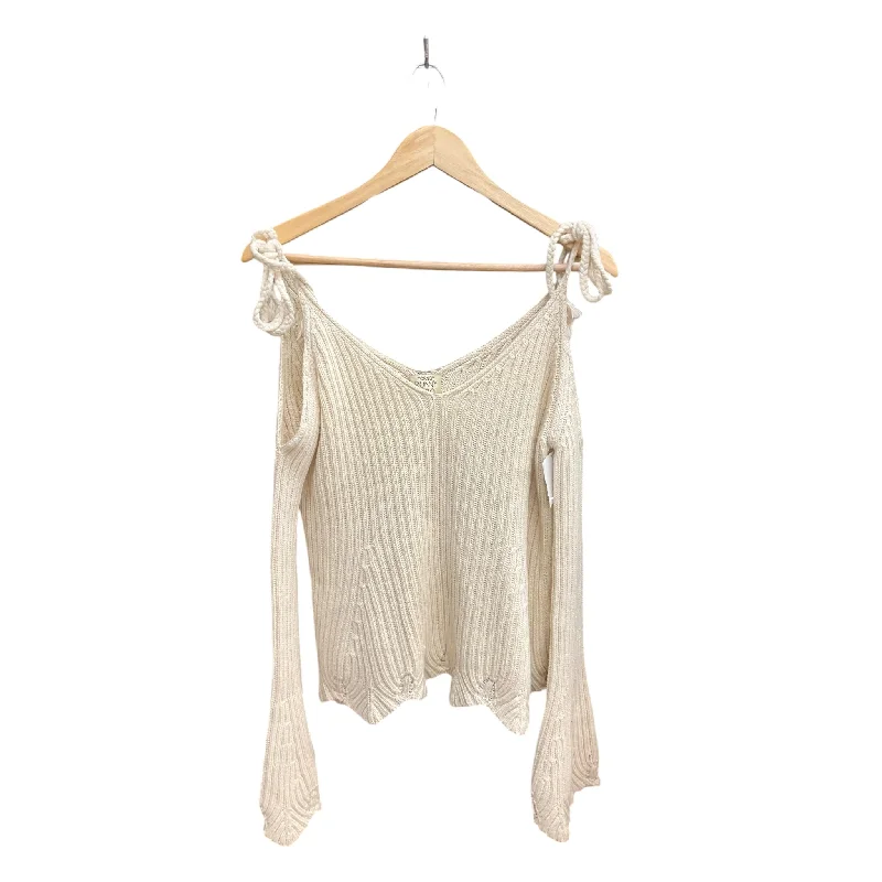 Sweater By Cmc In Cream, Size: S