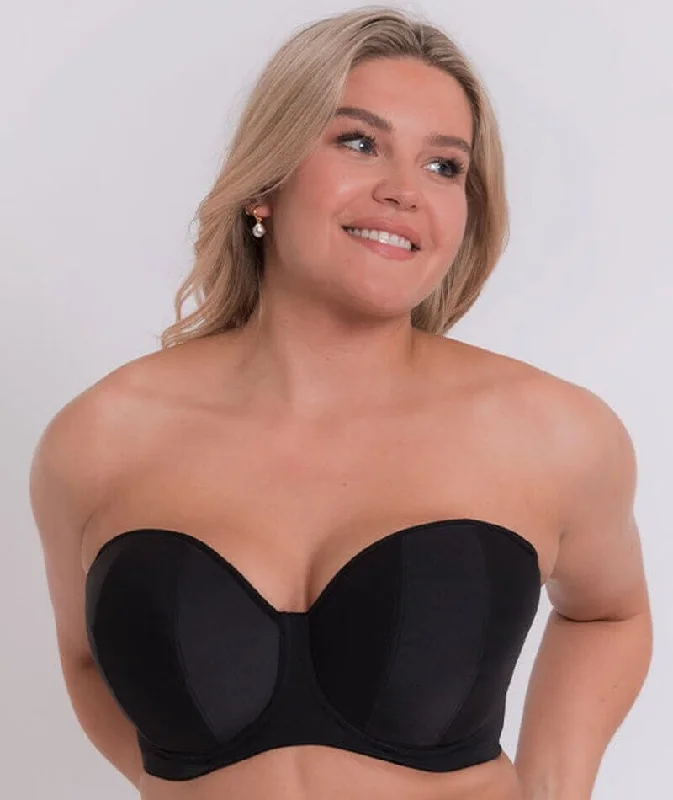 Curvy Kate Luxe Strapless Bra - Jet Black