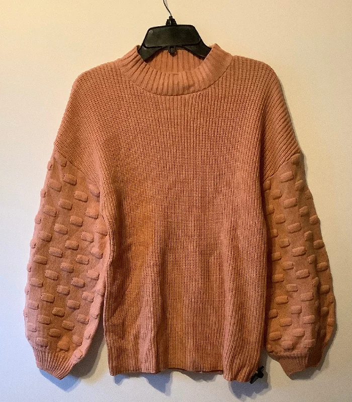 Sweater By Clothes Mentor In Pink, Size: S