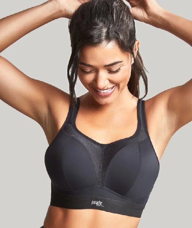 Panache Sport Boundless Longline Wire-free Sports Bra - Black