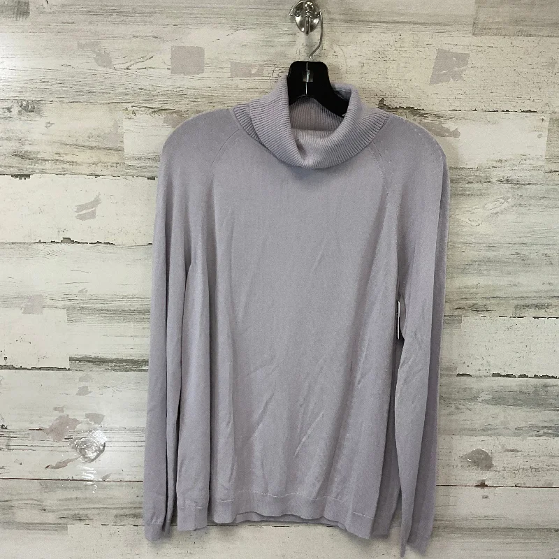 Sweater By Lafayette 148 In Purple, Size: Xl