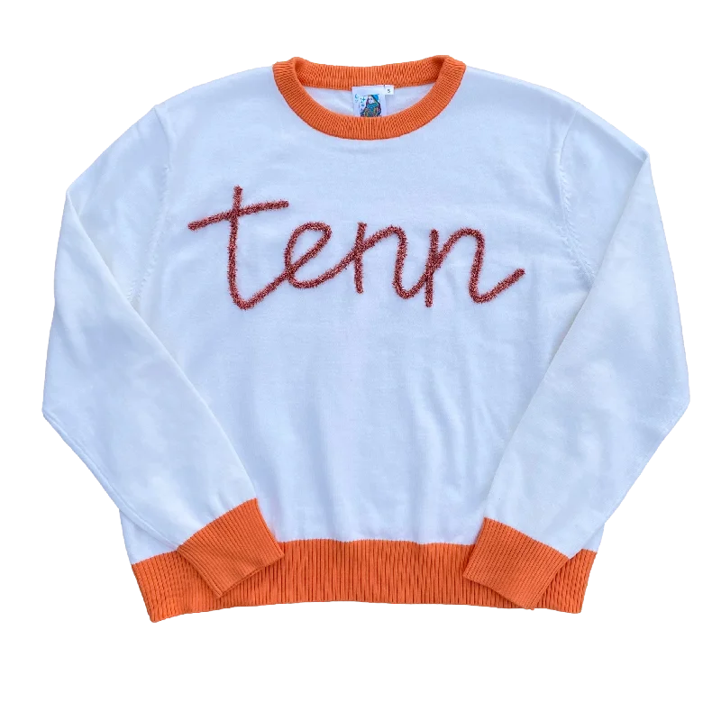 Licensed- Glitter Script "Tenn" Long Sleeve Sweater