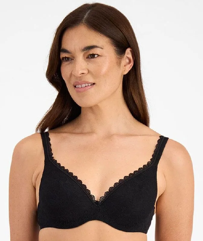 Berlei Barely There Lace Bra - Black