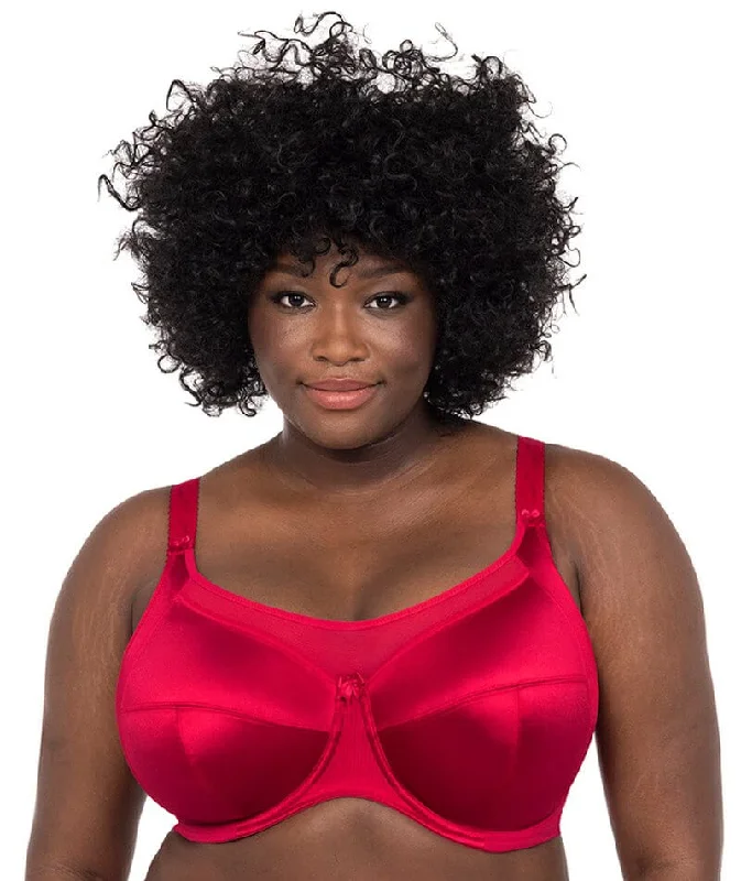 Goddess Keira Underwired Full Cup Bra - Crimson