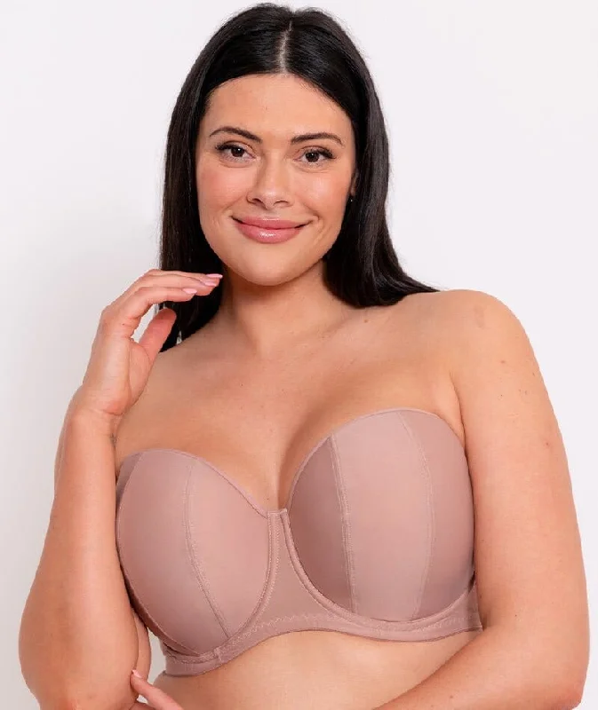 Curvy Kate Luxe Strapless Bra - Latte