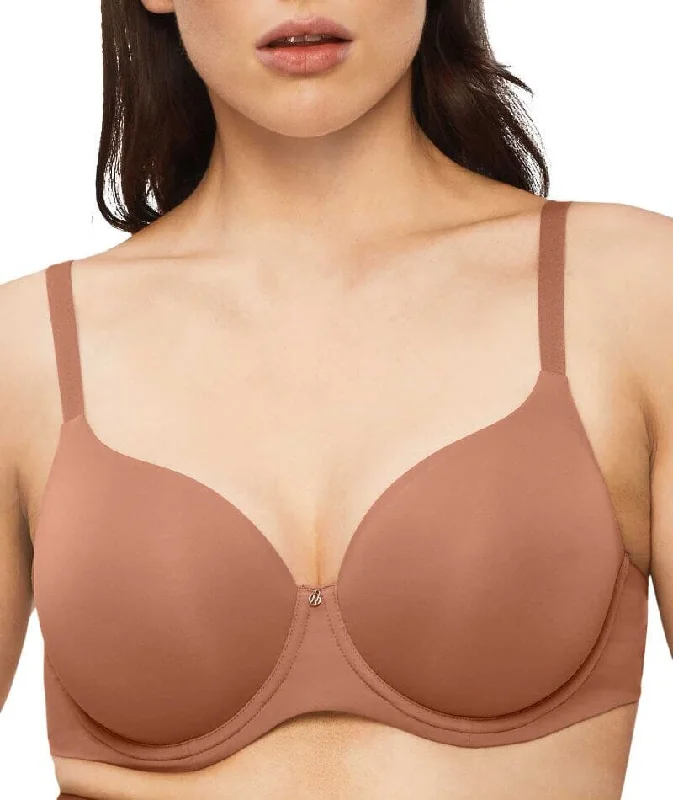 Nancy Ganz Revive Smooth Full Cup Contour Bra - Cocoa