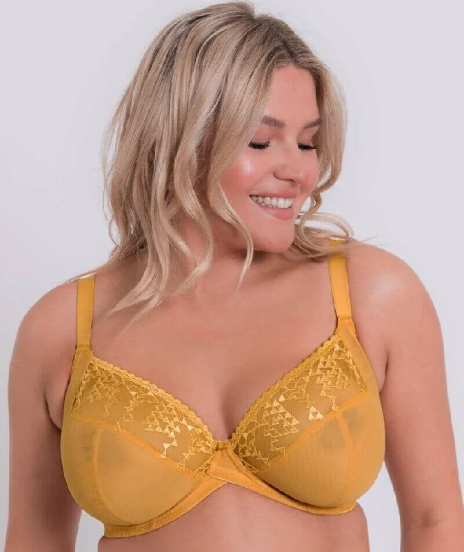 Curvy Kate Centre Stage Full Plunge Bra - Turmeric Yellow