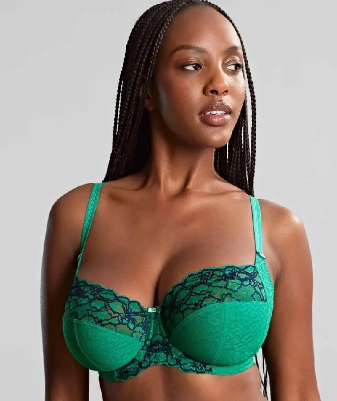 Panache Envy Full Cup Underwire Bra - Emerald Leopard