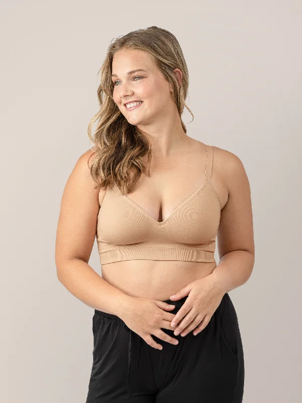 Everly Wireless Contour Bra | Beige