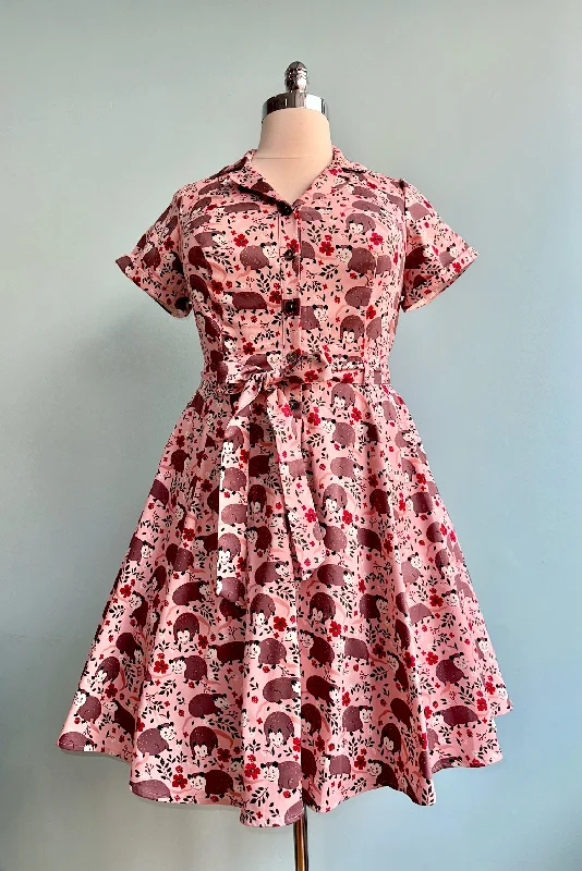 Possum Knee-Length Shirtwaist Dress by Eva Rose