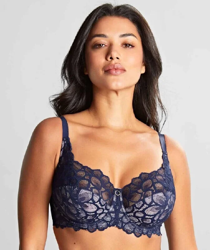 Panache Allure Underwired Full Cup Bra - Navy