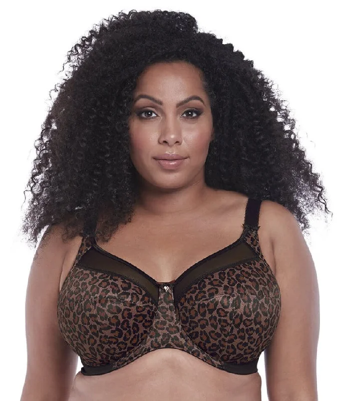 Goddess Kayla Underwire Banded Bra - Dark Leopard