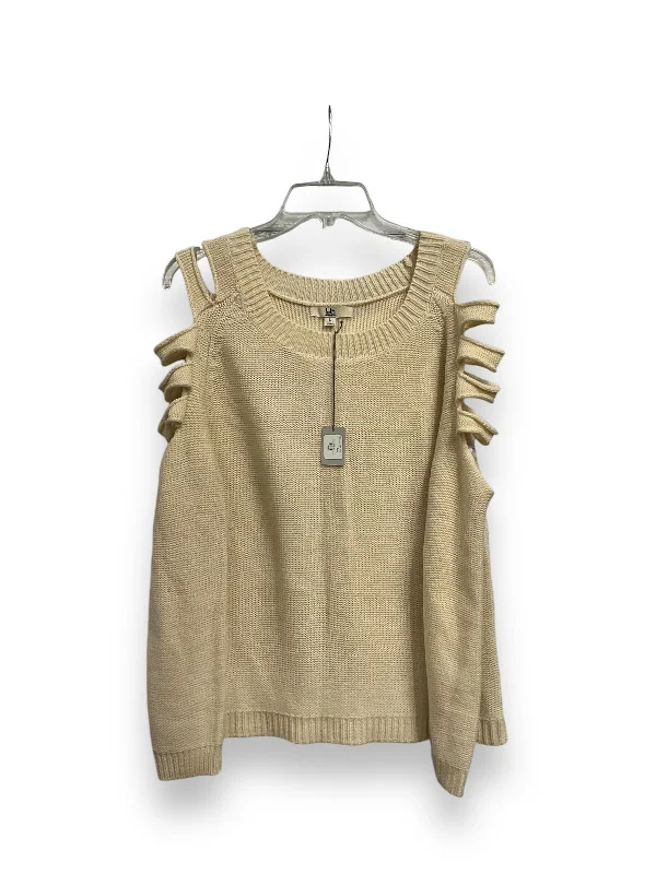 Sweater By Cmc In Cream, Size: L