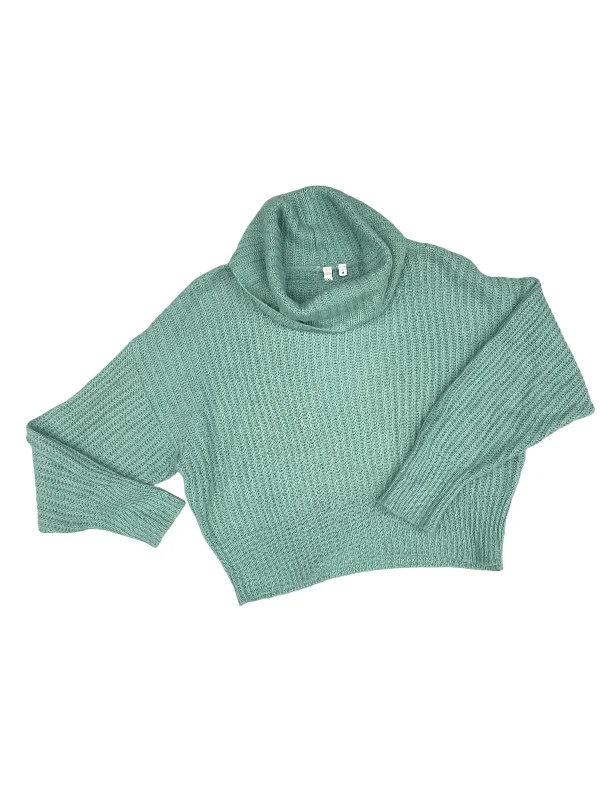 Sweater By Elan In Green, Size: M