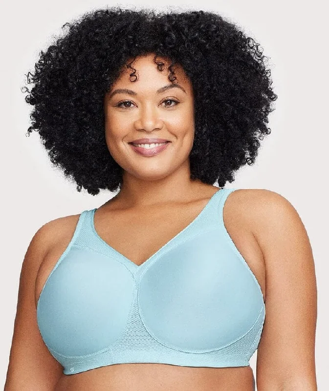 Glamorise Magiclift Seamless Wire-Free Sports Bra - Frosted Aqua