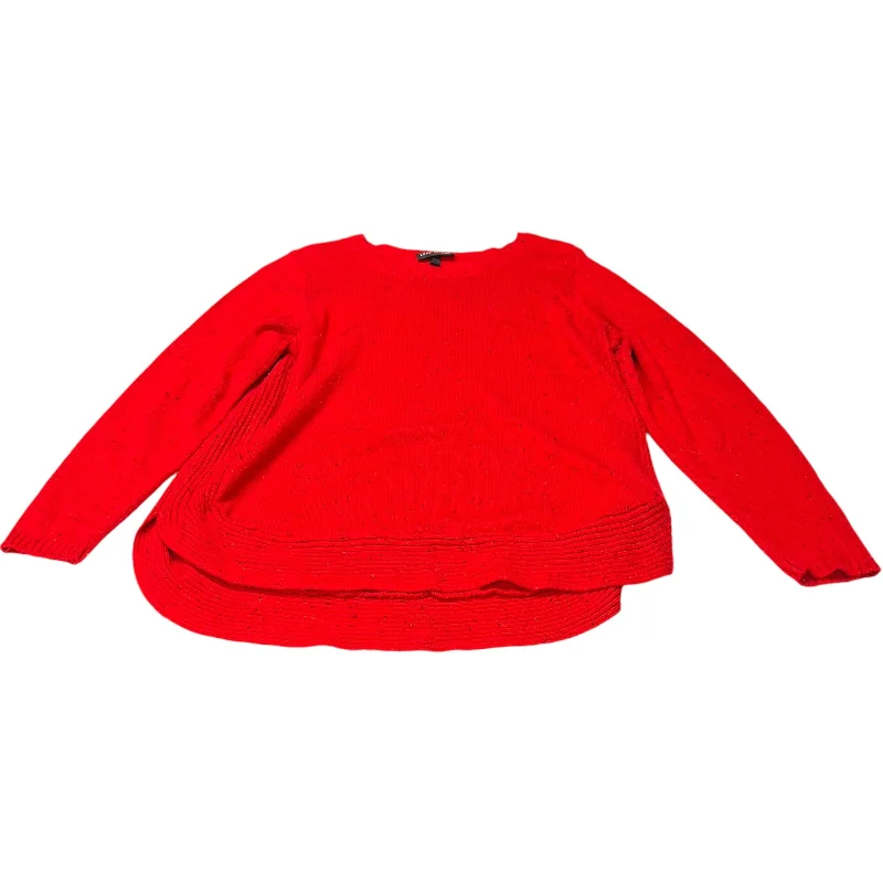 Sweater By Lane Bryant In Red, Size: 1x