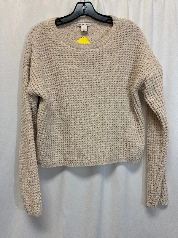 Sweater By Clothes Mentor In Tan, Size: M