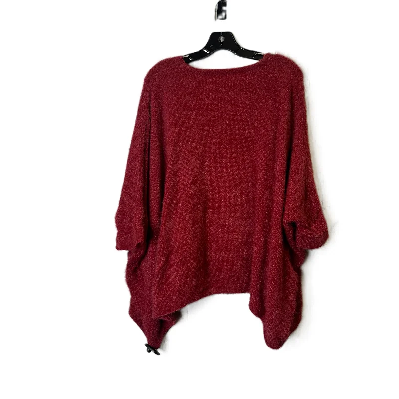 Sweater By Clothes Mentor In Red, Size: M