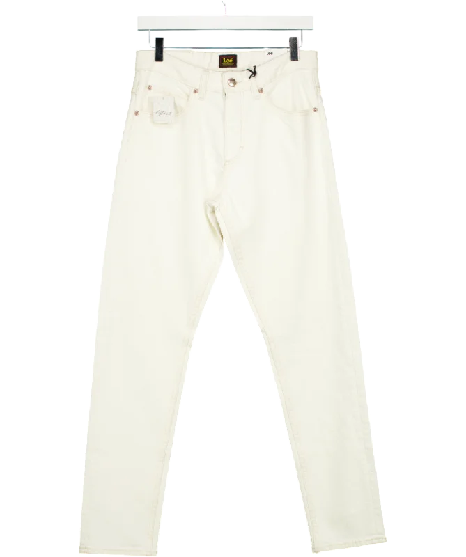 Lee White Rider Slim Straight Jeans W28