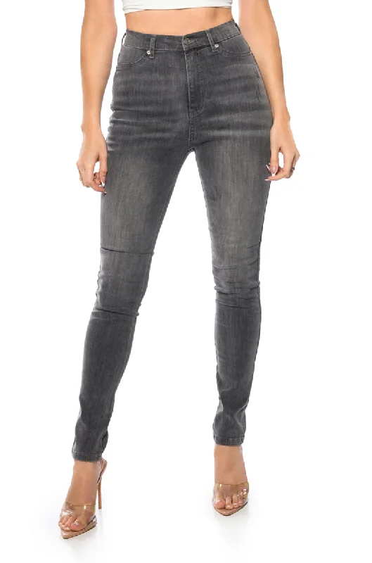 FLEX-FIT HIGH WAISTED SUPER STRETCHY SKINNY JEANS