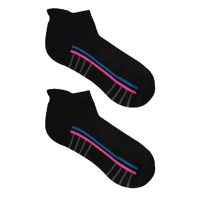 Ankle Trainer Socks - Black (Made From Recycled Plastic)