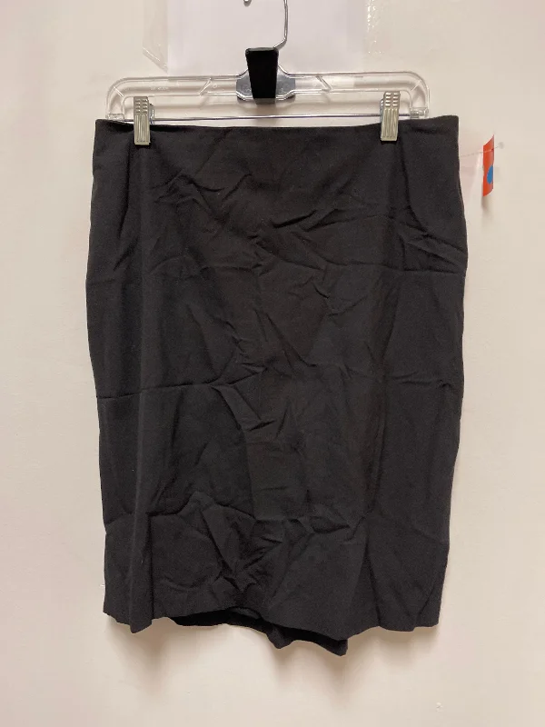 Skirt Midi By Ann Taylor In Black, Size: 8