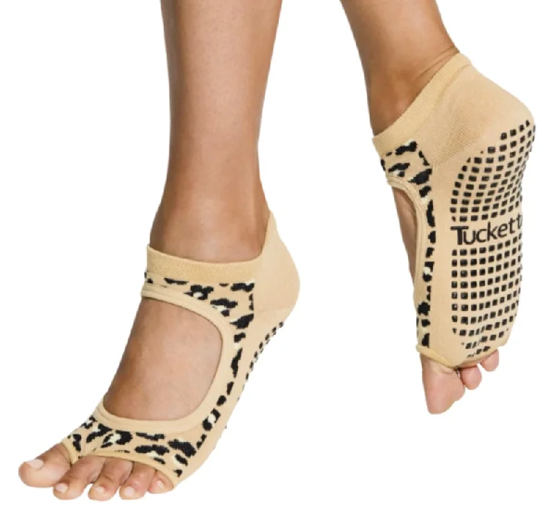 Allegro Grip Socks - Simply Leopard (Barre / Pilates)