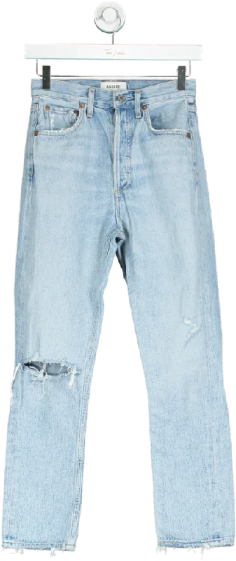 AGOLDE Light Blue Riley Jeans W23