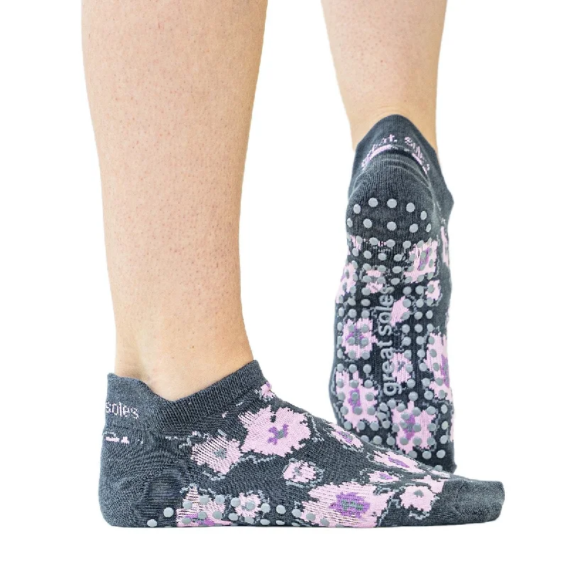 Floral Grip Socks - (Barre / Pilates)