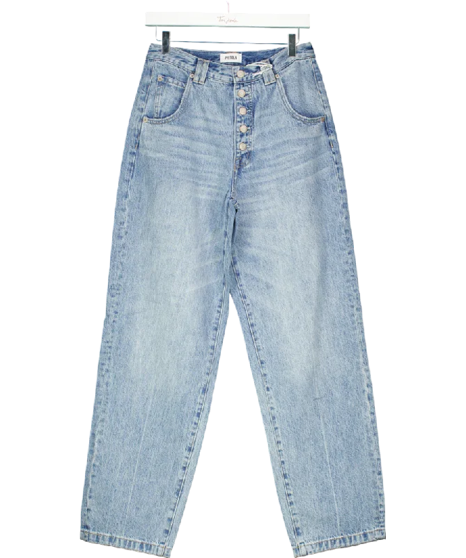 Pistola Blue Ezra High Rise Relaxed Tapered Jeans W27