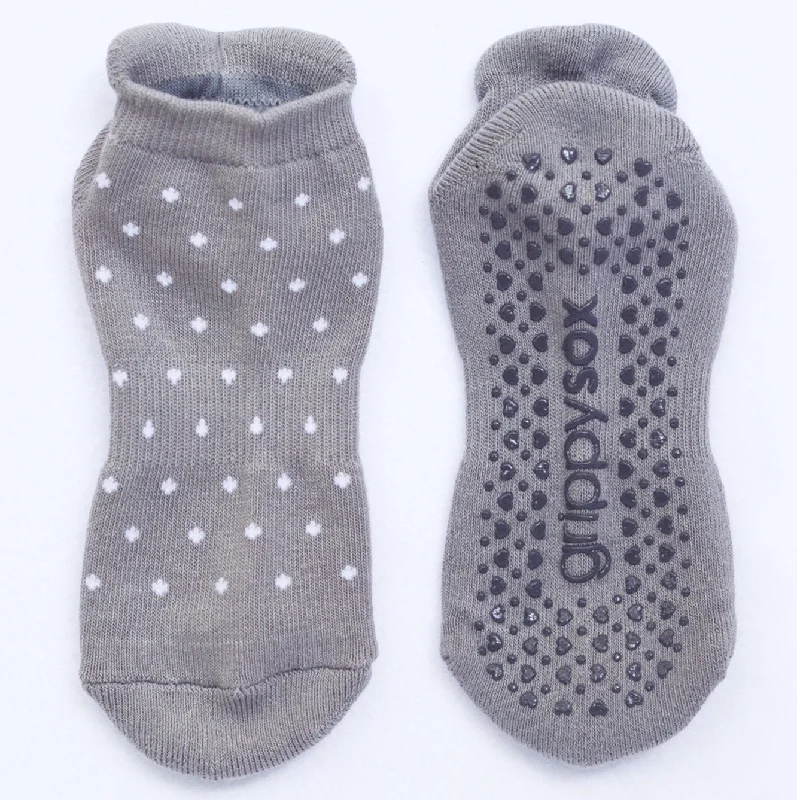 White Dot Grip Socks