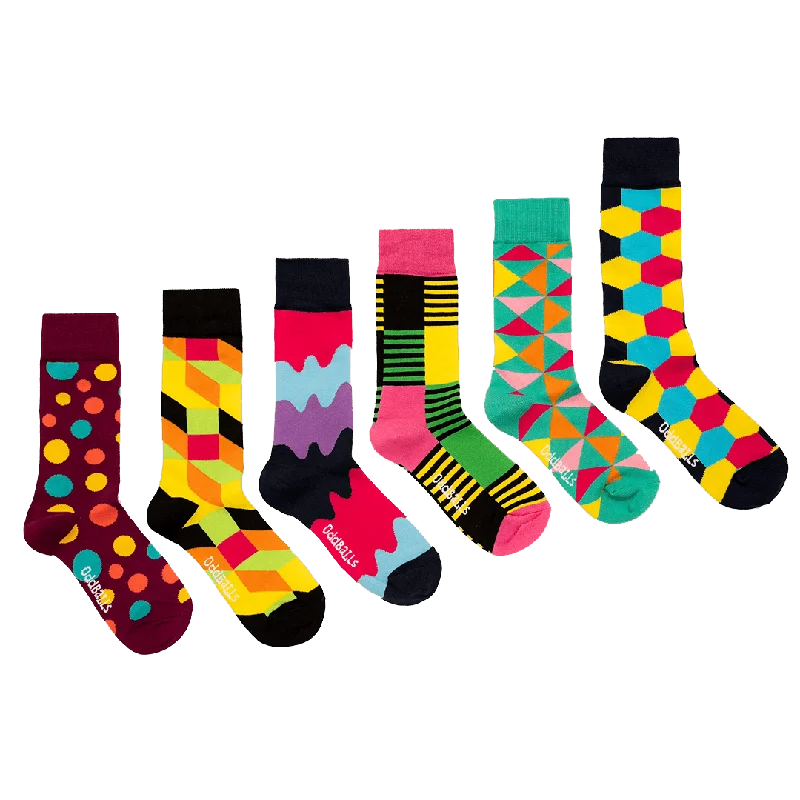 OddBalls Favourites 6 Pack - Socks Bundle