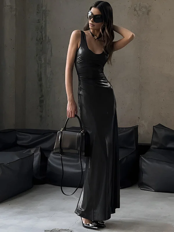 Sexy Slim Fit Tank Long Dress