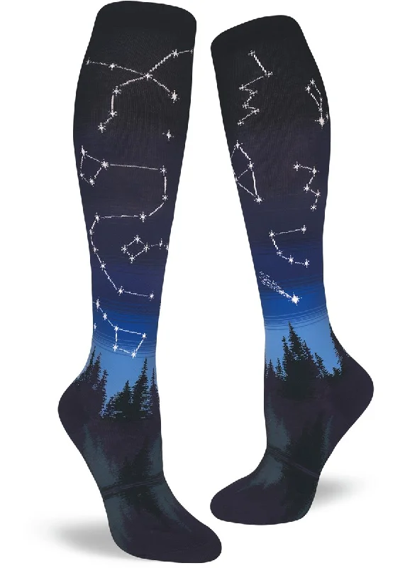 ZZNA-10/24_Women's Constellation Knee High (Into The Blue)