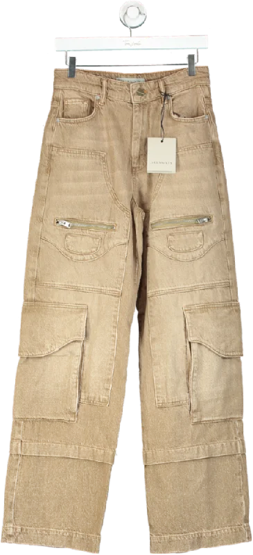 All Saints Light Brown Archie Jean W25