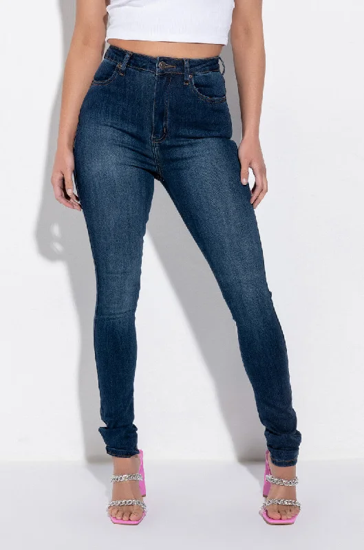 CHARLOTTE HIGH RISE STRETCHY SKINNY JEANS