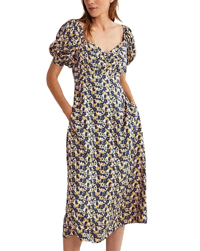 Boden Sweetheart Midi Tea Dress