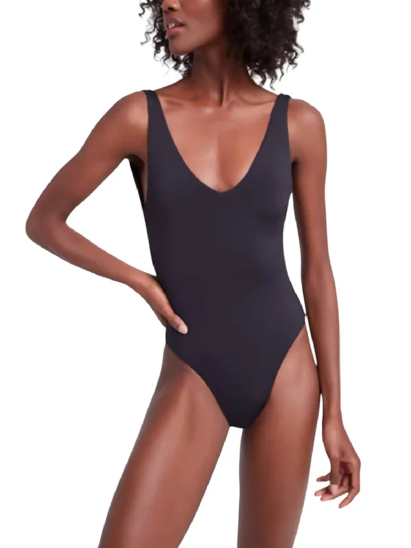 Leticia Maillot Swimsuit In Black