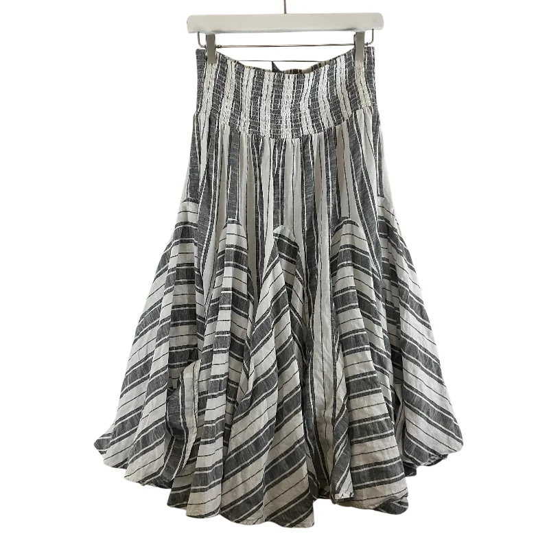 Skirt Maxi By Chelsea And Theodore In Striped Pattern, Size: L