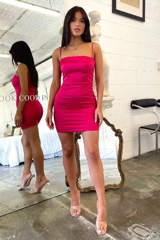 Oslen dress - Hot Pink