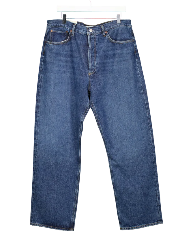 AGOLDE Blue 90s Mid Rise Loose Fit Jeans W33