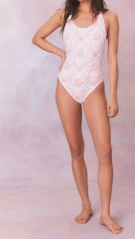 Dusk One Piece In Bubblegum Blast