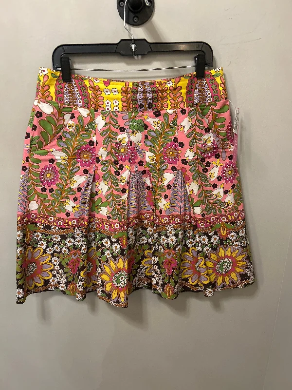 Skirt Mini & Short By Cabi In Brown & Pink, Size: 10