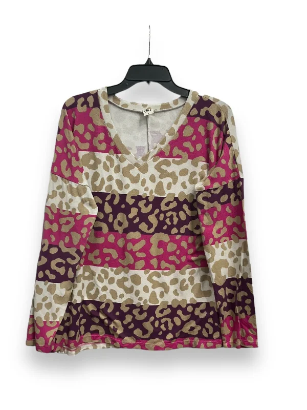 Top Long Sleeve By Sew In Love In Multi-colored, Size: M