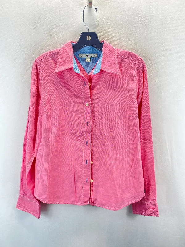 Top Long Sleeve By Tommy Hilfiger In Pink, Size: 6